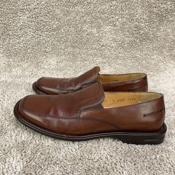 Mezlan Men's Size US 7 Lipari Penny Loafer Brown Slip-On Dress Shoes SPAIN Made - Picture 3 of 10